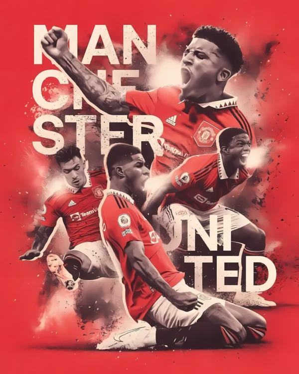 والپیپر منچستر یونایتد لحظه قهرمانی اروپا