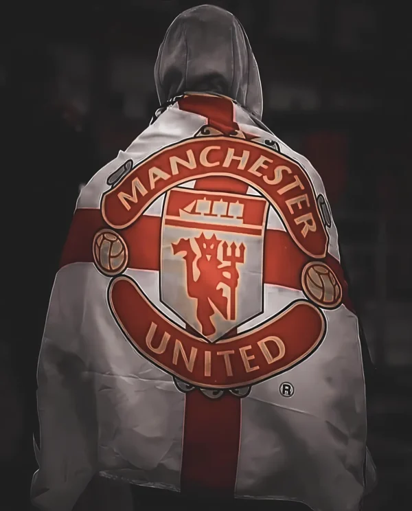 والپیپر هواداران منچستر یونایتد با پرچم قرمز