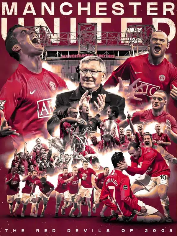 والپیپر منچستر یونایتد Manchester United و کریستیانو رونالدو