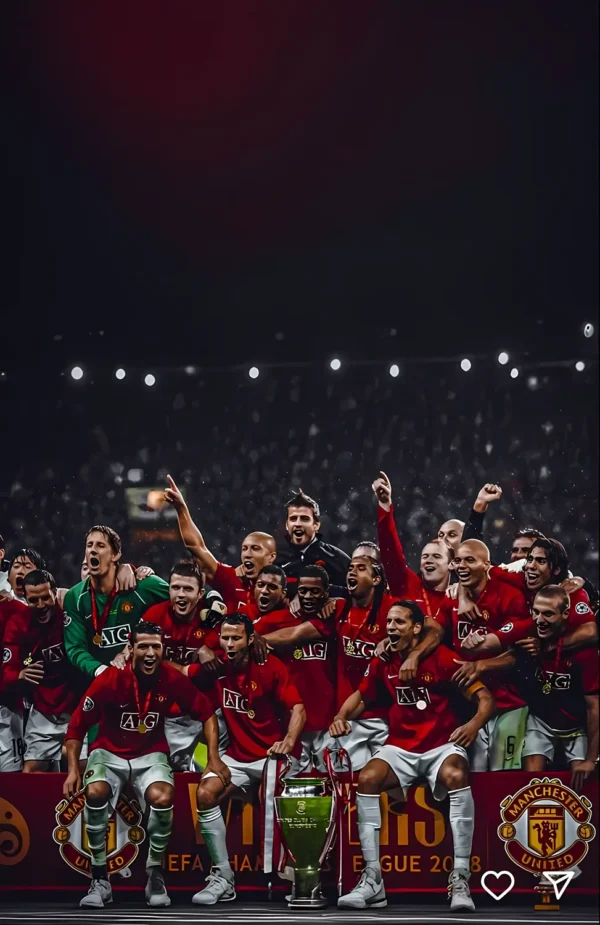 والپیپر منچستر یونایتد Manchester United و کریستیانو رونالدو