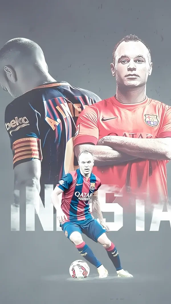 والپیپر اینیستا شماره هشت نمادین بارسلونا