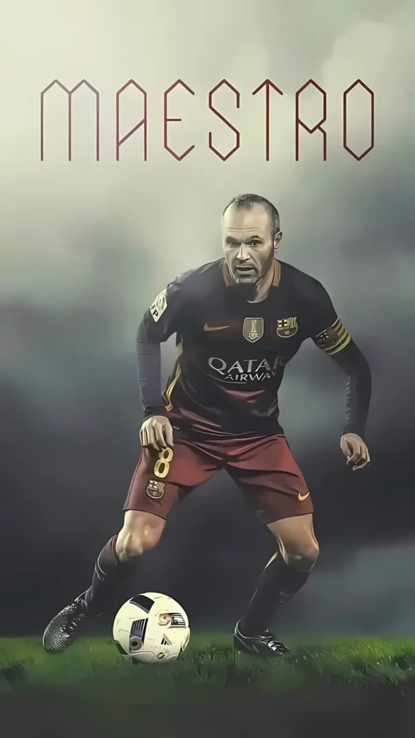 والپیپر اینیستا شماره هشت نمادین بارسلونا