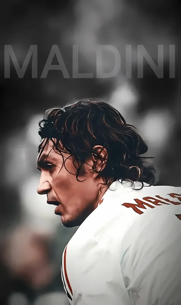 تصویر مالدینی در فینال لیگ قهرمانان اروپا