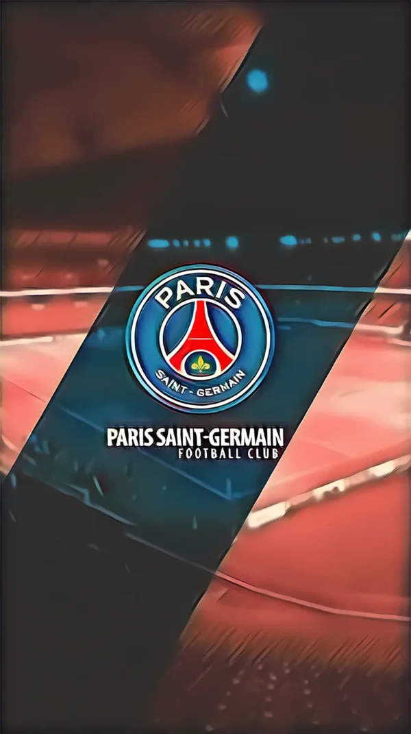 والپیپر پاریس سن ژرمن با لوگو باشگاه