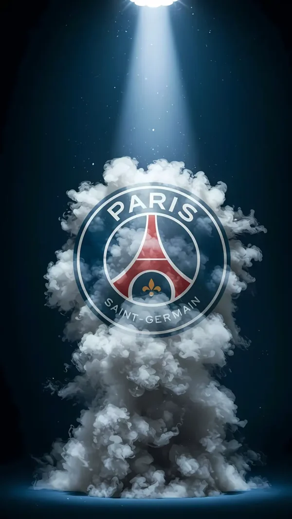 والپیپر پاریس سن ژرمن با لوگو باشگاه