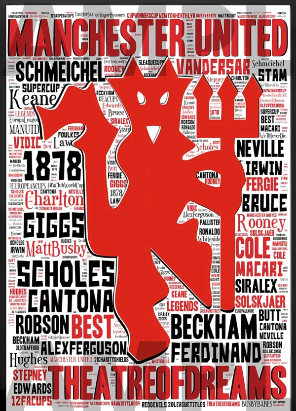 والپیپر لوگوی منچستر یونایتد با کیفیت K4