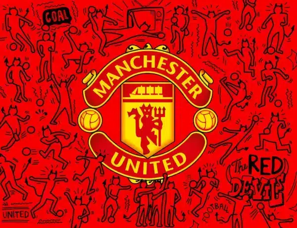 والپیپر لوگوی منچستر یونایتد با کیفیت K4