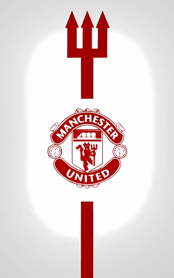 والپیپر لوگوی منچستر یونایتد با کیفیت K4