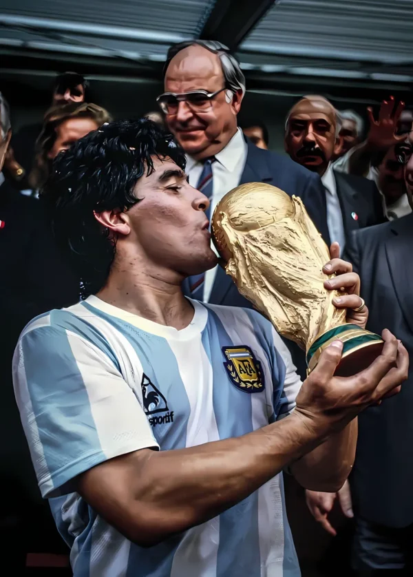 والپیپر مارادونا با پیراهن ناپولی