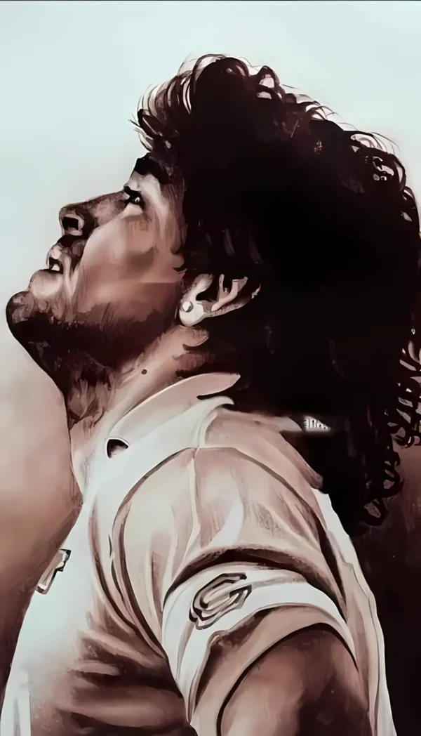 والپیپر مارادونا با لباس تیم ملی آرژانتین