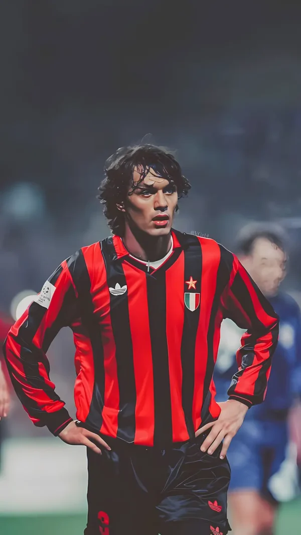 والپیپر مالدینی در لحظه کاپیتانی باشگاه میلان