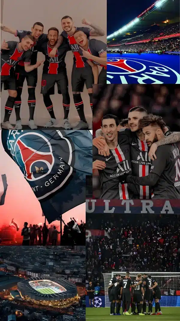 والپیپر پاریس سن ژرمن با حضور لیونل مسی