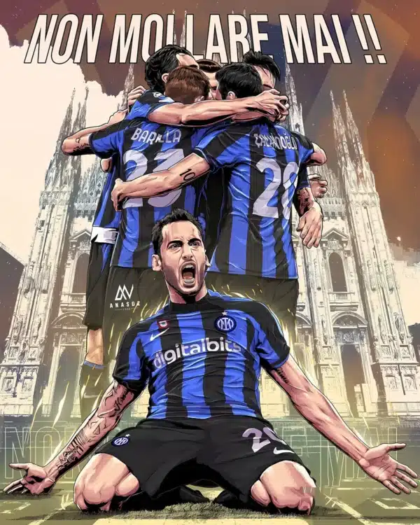والپیپر اینتر Inter دربی میلان درخشش نراتزوری