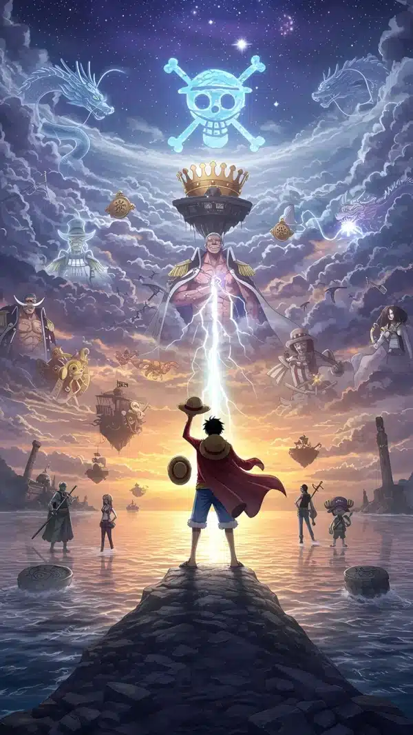 سرزمین Elbaf با معماری باستانی و درخت‌های عظیم - والپیپر Hd