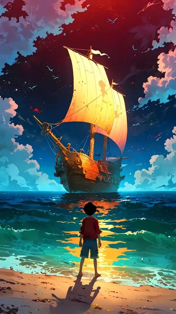 سرزمین Elbaf با معماری باستانی و درخت‌های عظیم - والپیپر Hd