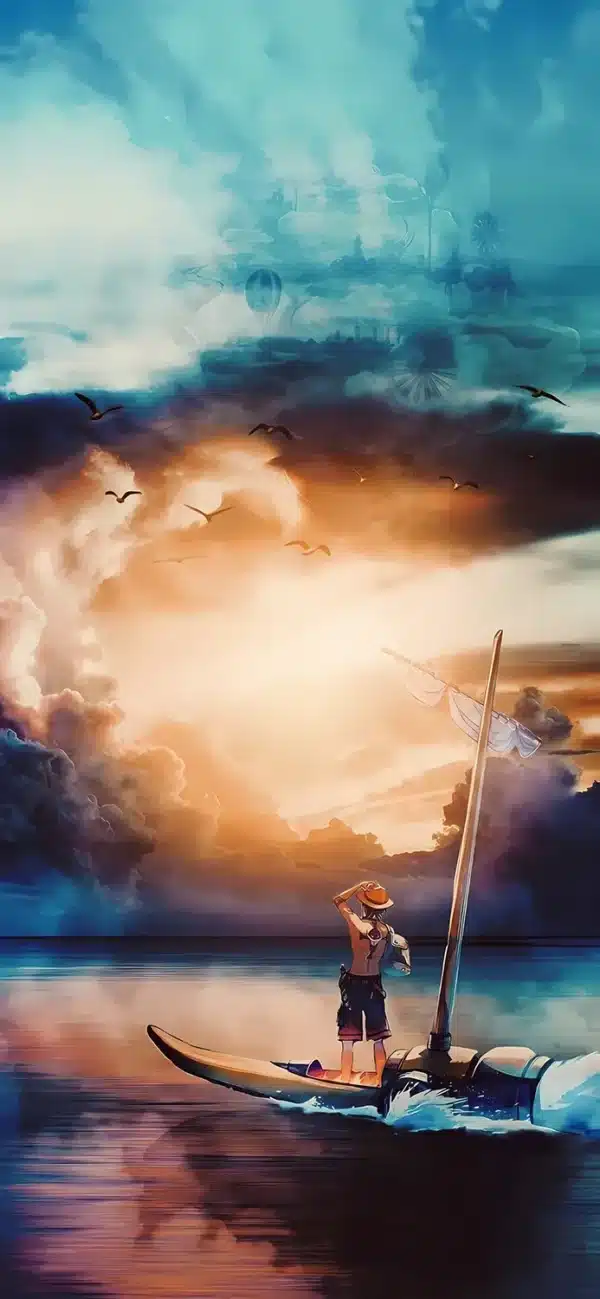 سرزمین Elbaf با معماری باستانی و درخت‌های عظیم - والپیپر Hd