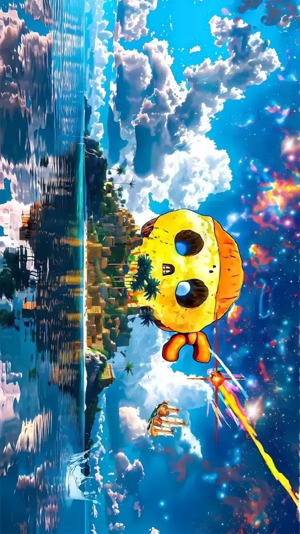 سرزمین Elbaf با معماری باستانی و درخت‌های عظیم - والپیپر Hd