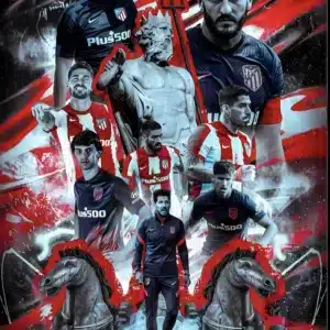 والپیپراتلتیکو مادریدلوگوی رسمی باشگاه با کیفیت 4K