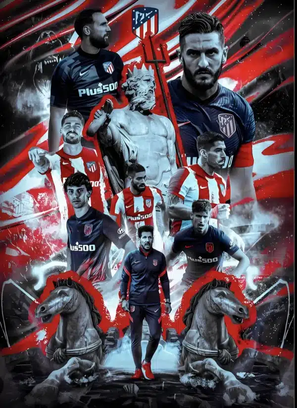 والپیپراتلتیکو مادریدلوگوی رسمی باشگاه با کیفیت 4K