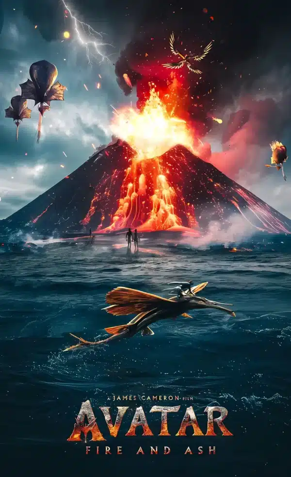 جنگل آتشین پاندورا در Avatar 3 - والپیپر Hd