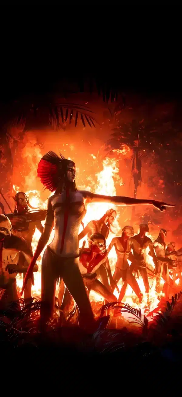 جنگل آتشین پاندورا در Avatar 3 - والپیپر Hd