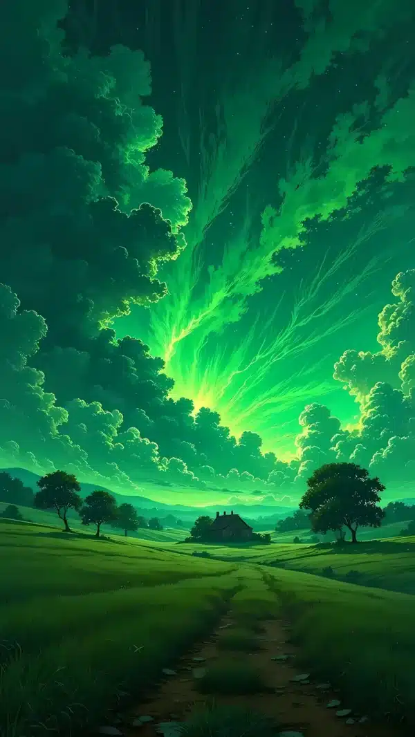 والپیپر جنگل سرسبز و شاداب