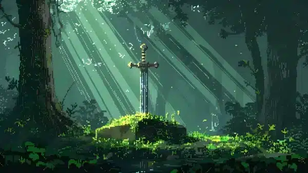 والپیپر جنگل با نور خورشید