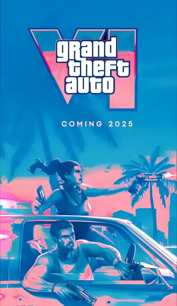 کاراکترهای اصلی Gta 6 جیسون و لوسیا - والپیپر Hd