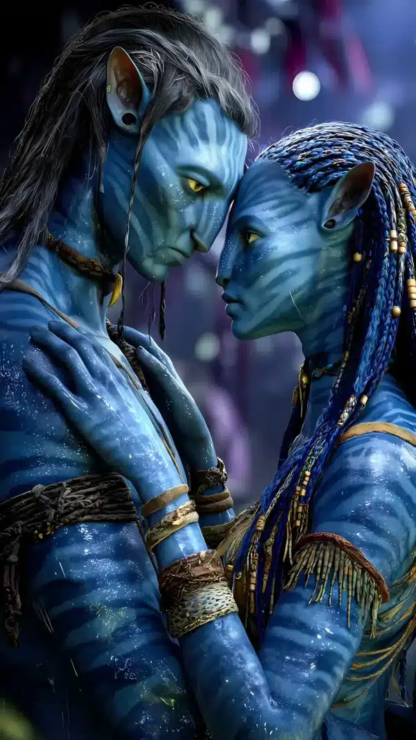 جیک سالی و نیتیری در Avatar: Fire And Ash - والپیپر 4K