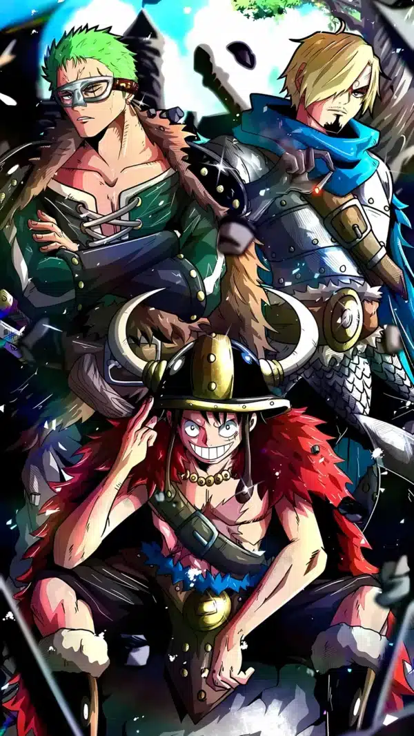 خدمه کلاه‌حصیری در Elbaf - والپیپر 4K