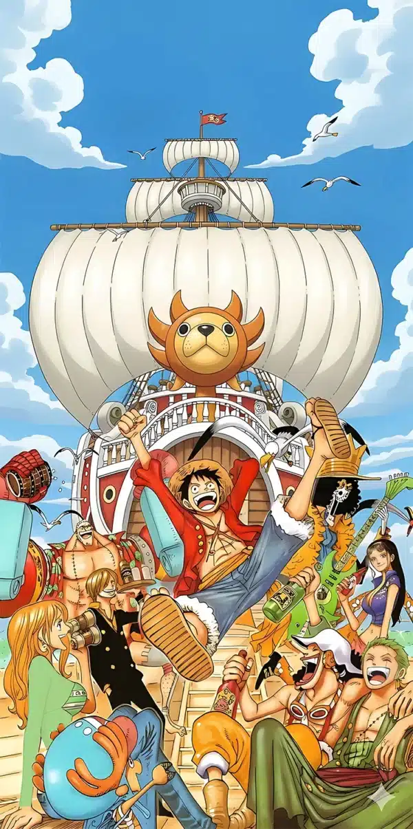 خدمه کلاه‌حصیری در Elbaf - والپیپر 4K