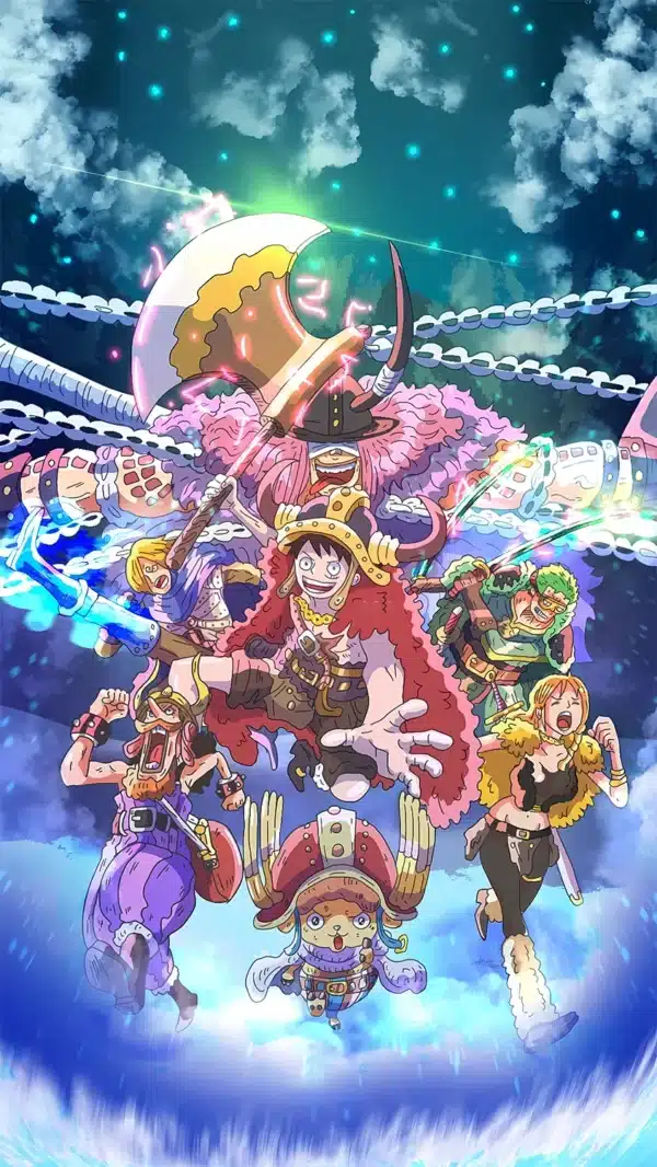 خدمه کلاه‌حصیری در Elbaf - والپیپر 4K