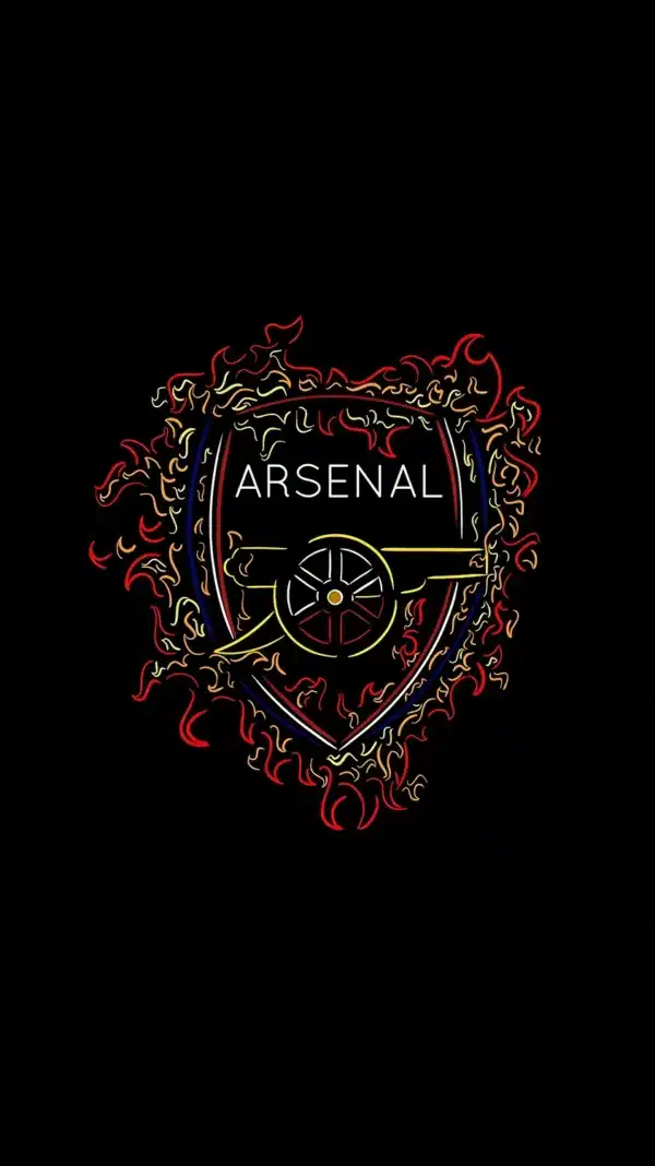 والپیپر آرسنال تم تاریک برای گوشی