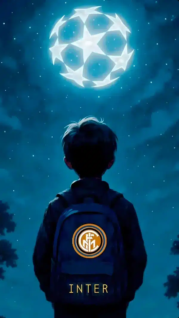 والپیپر اینتر Inter تم تاریک مینیمال برای گوشی