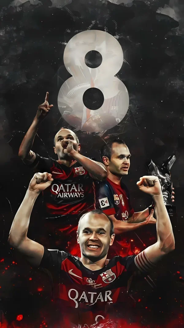 والپیپر اینیستا تم تاریک مینیمال برای گوشی