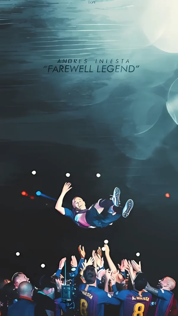 والپیپر اینیستا تم تاریک مینیمال برای گوشی