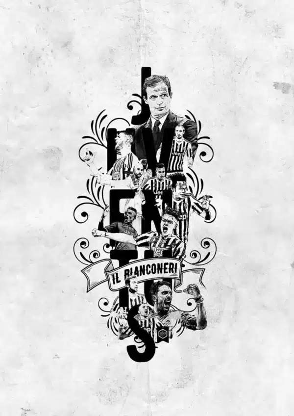 والپیپر یونتوس Juventus تم تاریک مینیمال برای گوشی