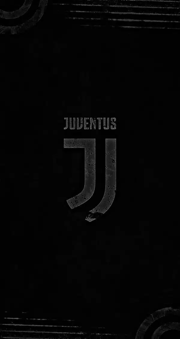 والپیپر یونتوس Juventus تم تاریک مینیمال برای گوشی