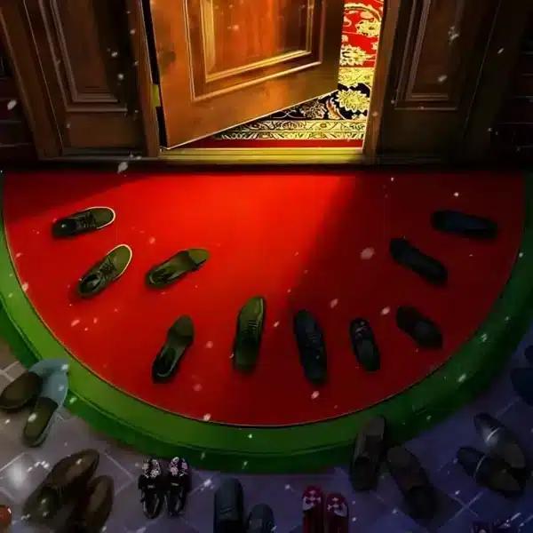 والپیپر شب یلدا برای دسکتاپ با انار و هندوانه