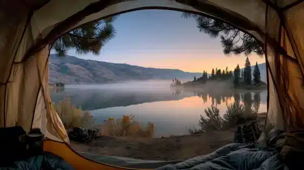 والپیپر طبیعت 2026 جنگل مه‌آلود با نورپردازی سینمایی - Hd