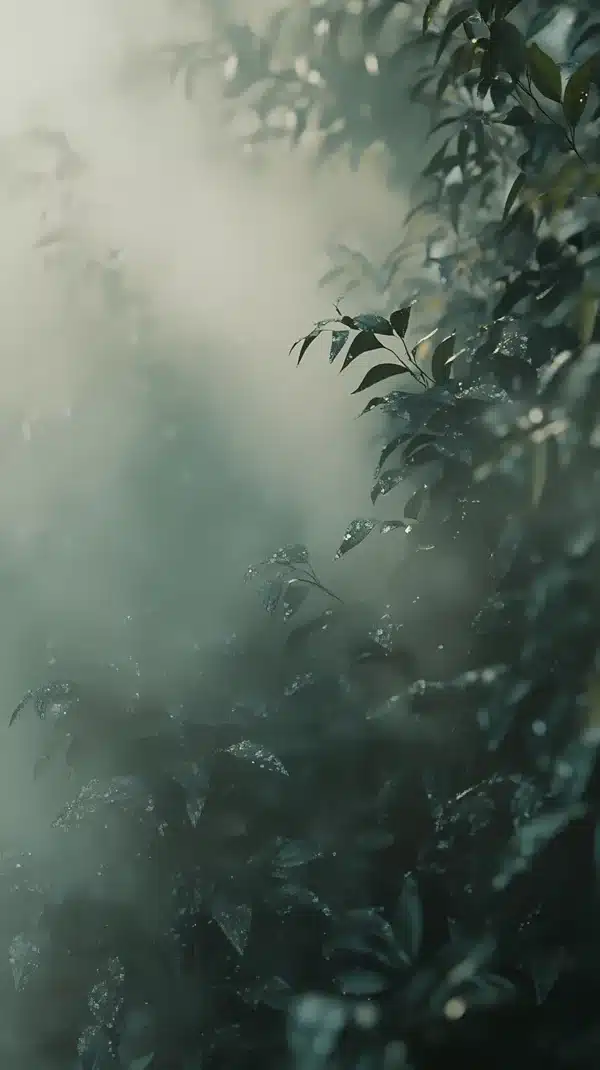 والپیپر طبیعت 2026 جنگل مه‌آلود با نورپردازی سینمایی - Hd