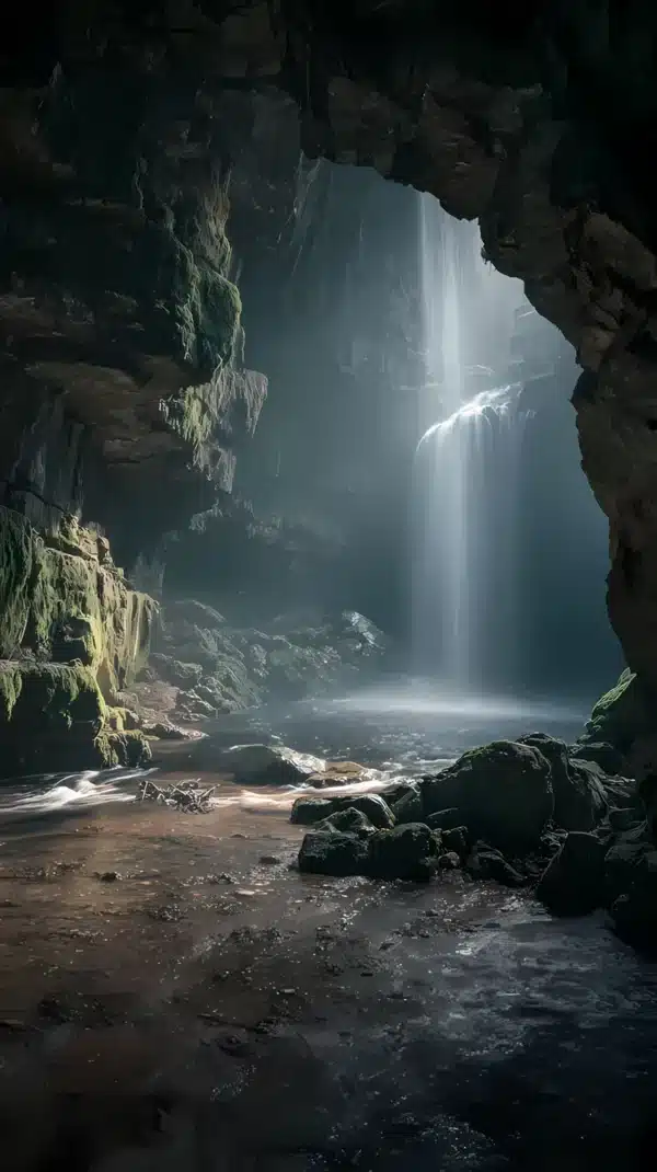 والپیپر طبیعت 2026 جنگل مه‌آلود با نورپردازی سینمایی - Hd