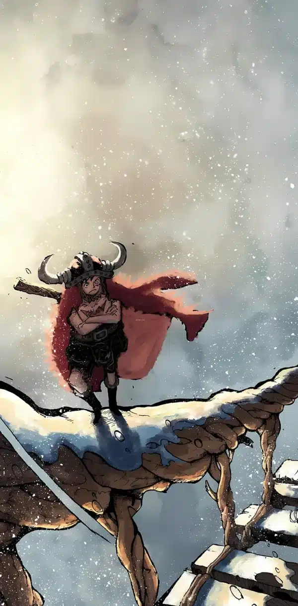 : لوفی Gear 5 در Elbaf انیمه One Piece - والپیپر 4K