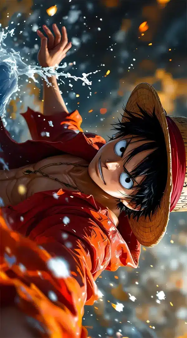 : لوفی Gear 5 در Elbaf انیمه One Piece - والپیپر 4K