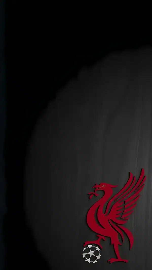 والپیپر لیورپول تم قرمز مینیمال برای گوشی