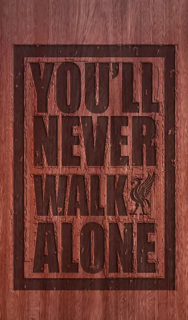 والپیپر لیورپول تم قرمز مینیمال برای گوشی