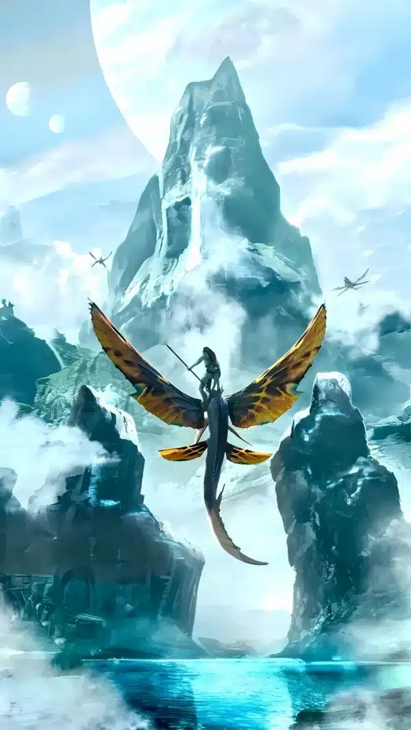 صحنه نبرد هوایی در Avatar: Fire And Ash - والپیپر Hd اکشن