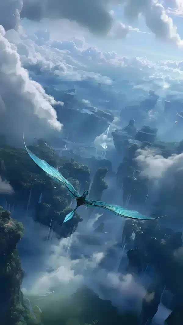 صحنه نبرد هوایی در Avatar: Fire And Ash - والپیپر Hd اکشن