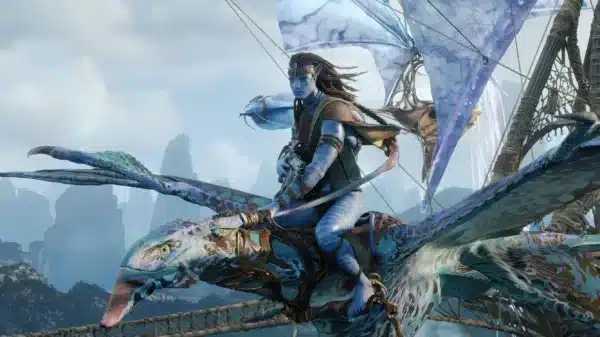 صحنه نبرد هوایی در Avatar: Fire And Ash - والپیپر Hd اکشن