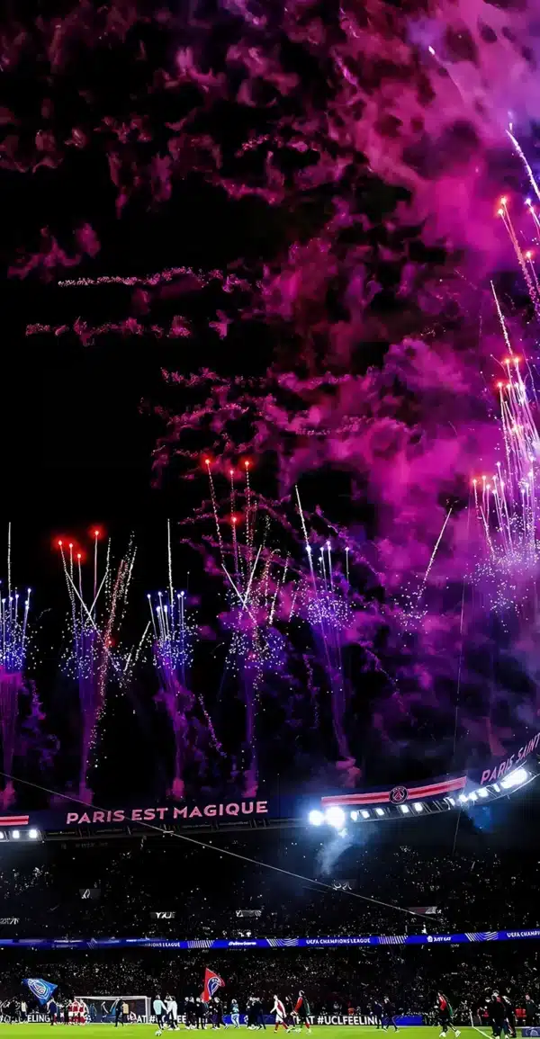 والپیپر پاریس سن ژرمن از ورزشگاه پارک د پرنس